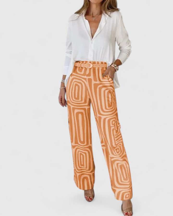 Alice | Elegant Two-Piece Set (Including A Free Belt)