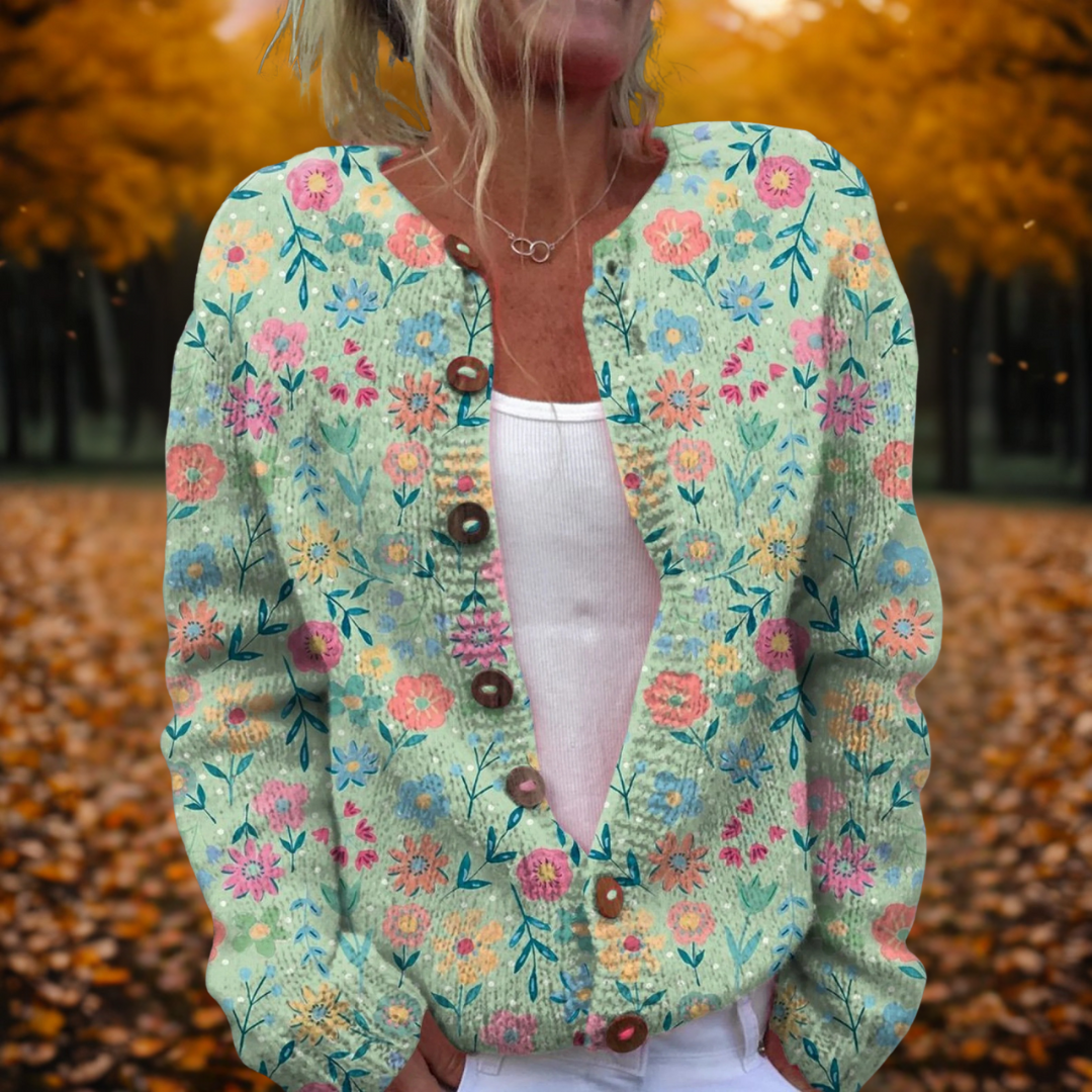 Alice | Floral Design Cardigan