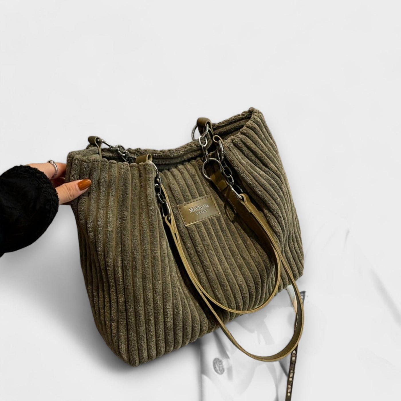 Alice | Olivia - Soft Cord Shoulder Bag