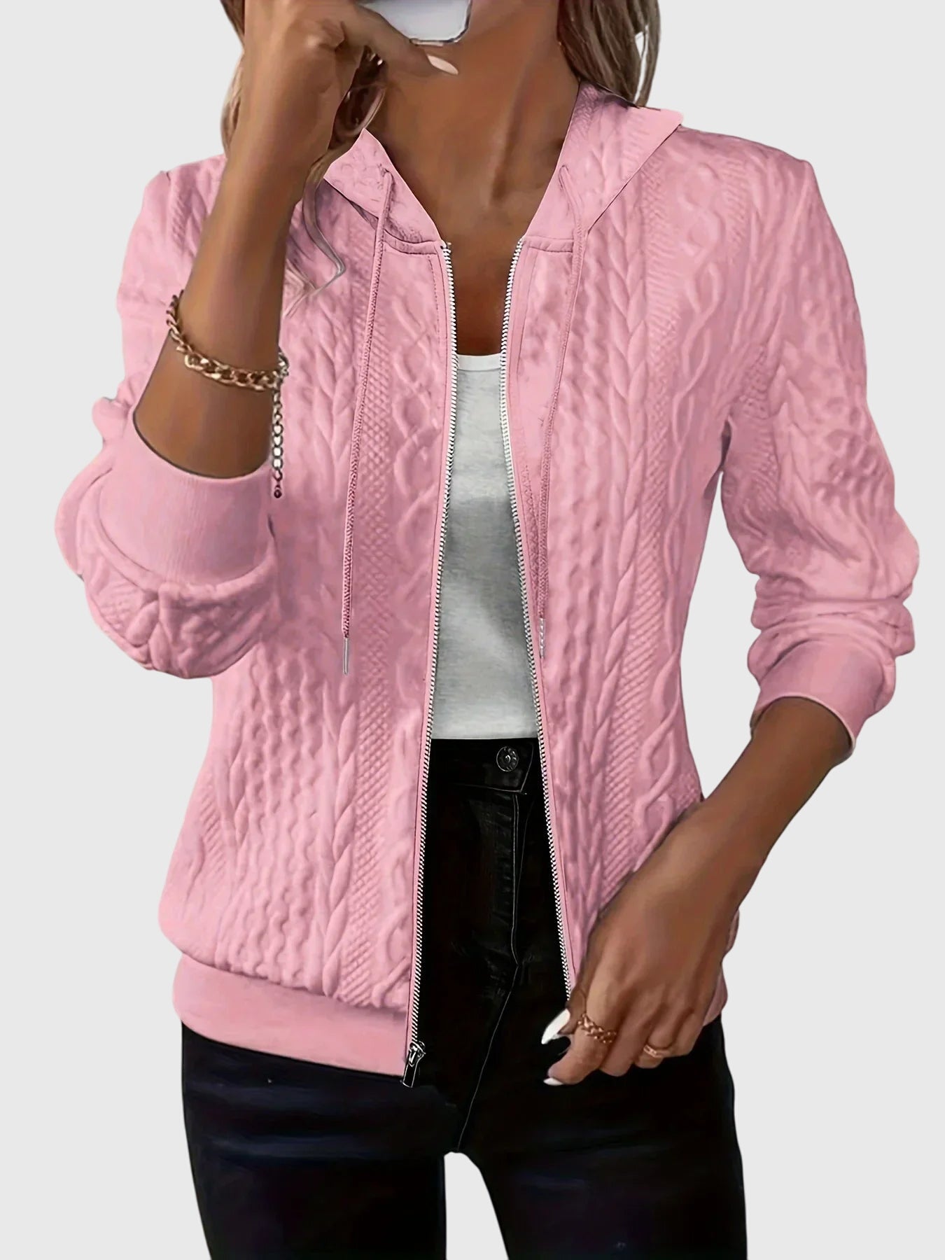 Alice | Lena - Hoodie With Zipper
