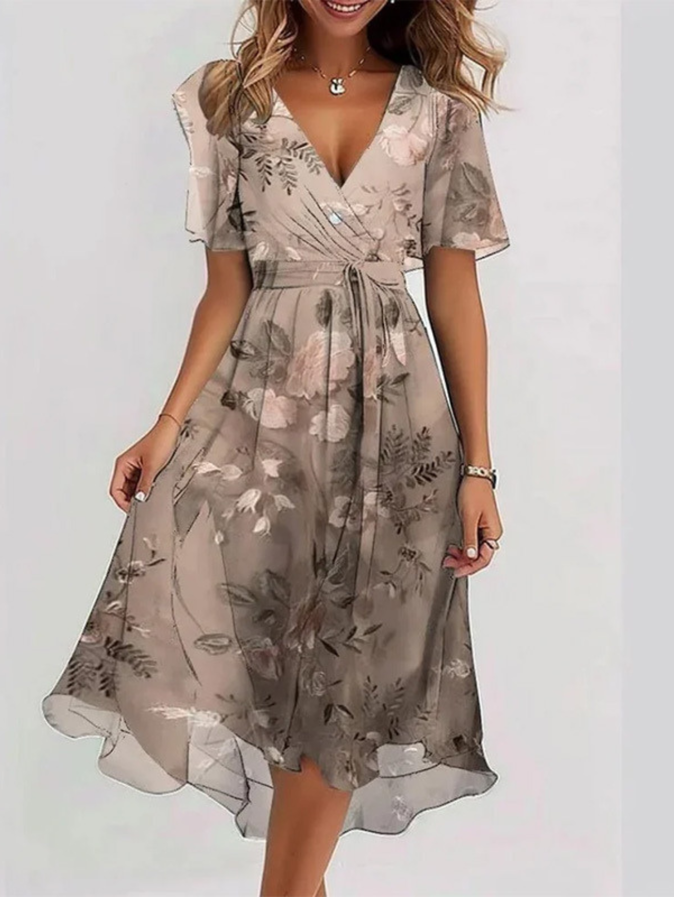 Alice | Summer Dress With Belly Cover