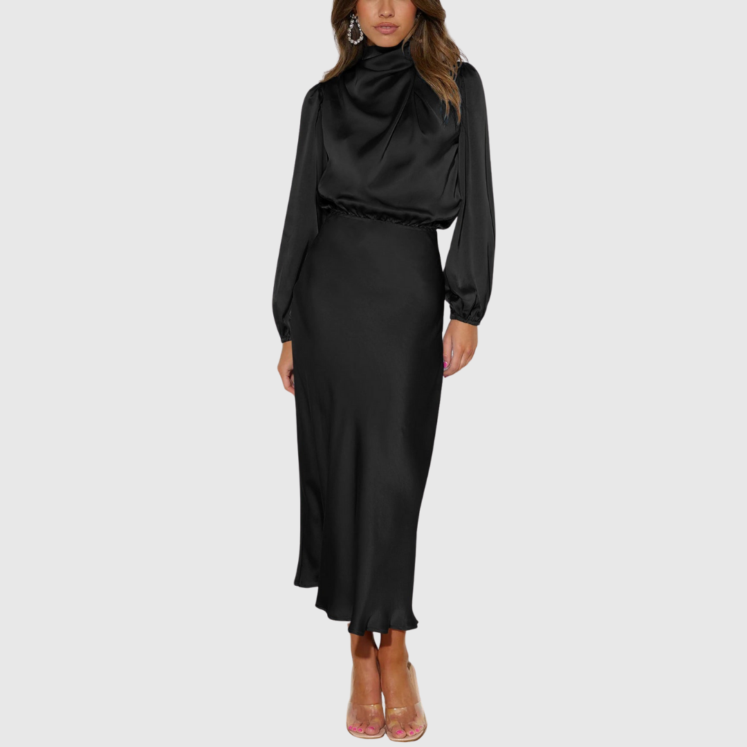 Alice | Luxury Satin Maxi Dress