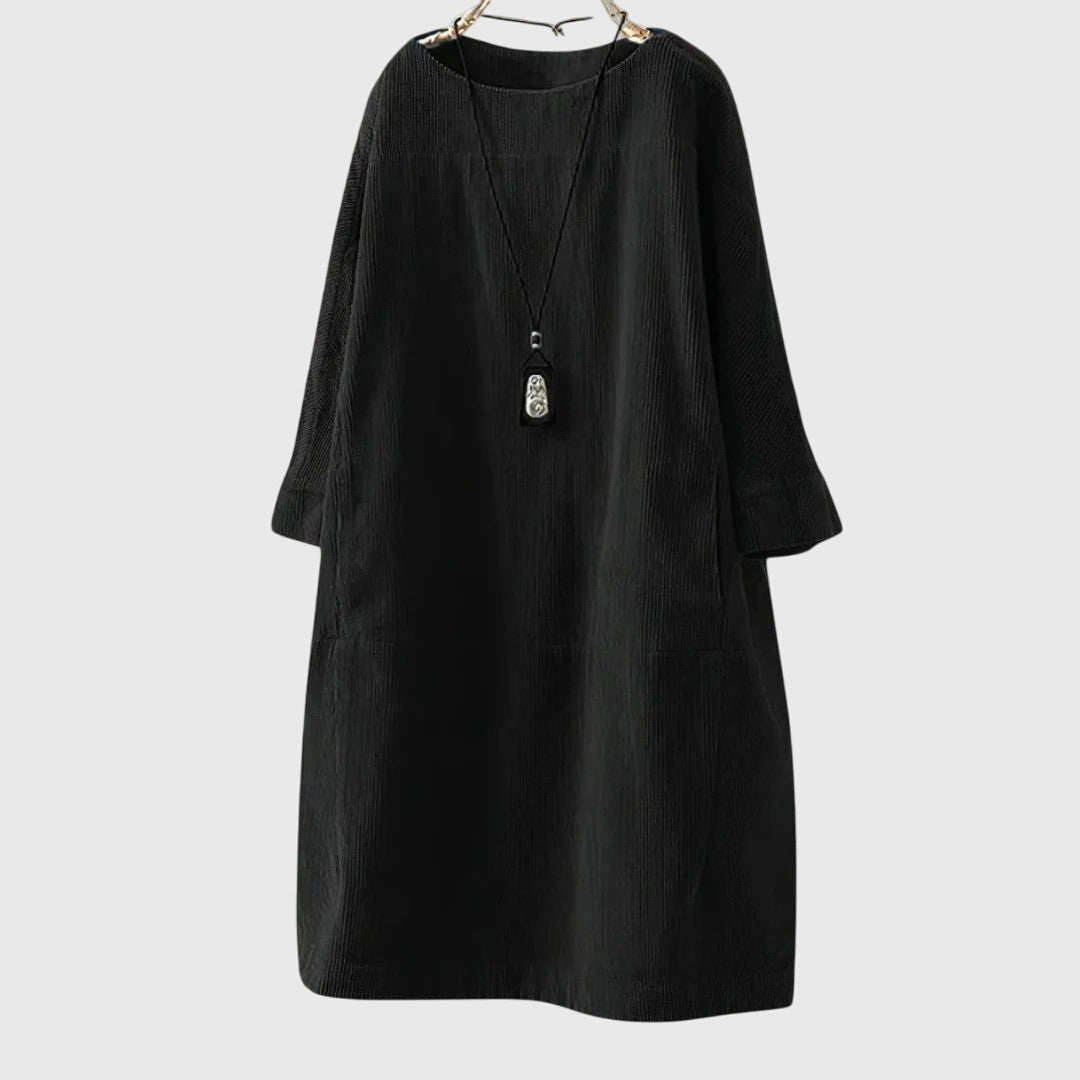 Alice | Relaxed Corduroy Midi Dress