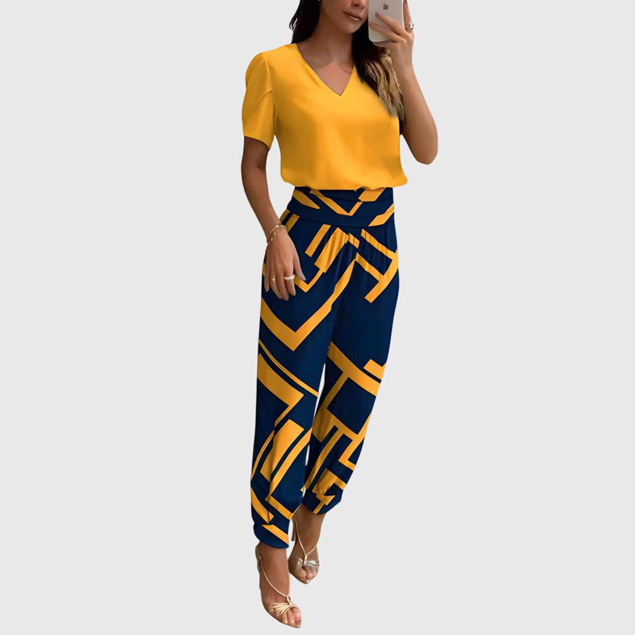 Alice | Stylish Blouse And Trousers Set