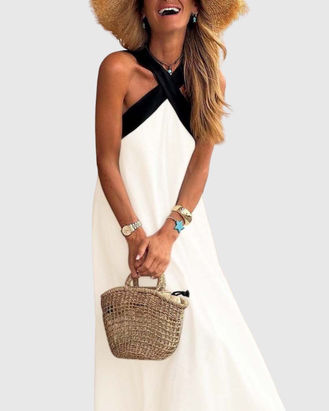 Alice | Cross-Neck Dress