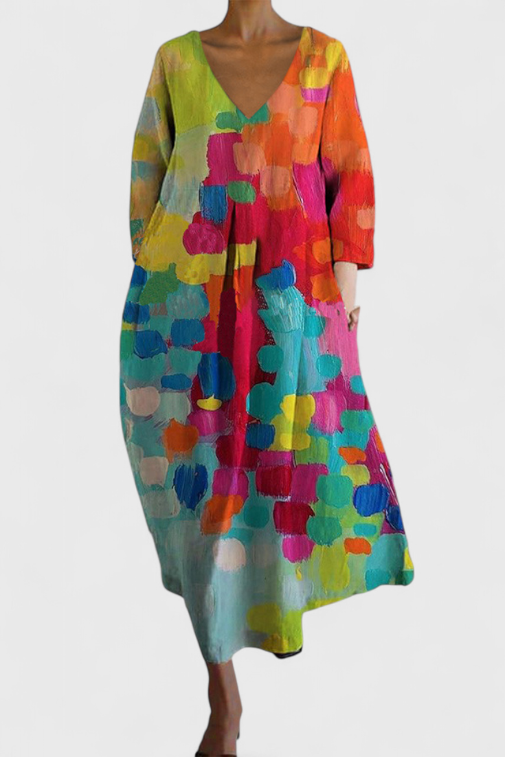 Alice | Comfortable V-Neck Dress