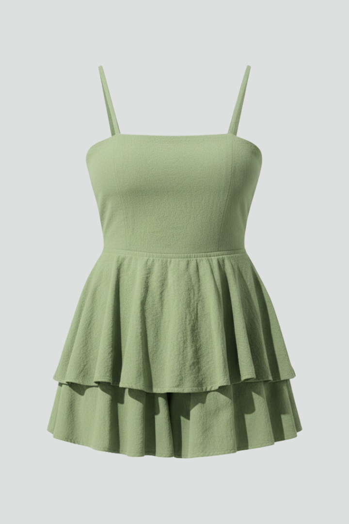 Alice | Women’s Spaghetti Strap Flared Skirt Mini Dress