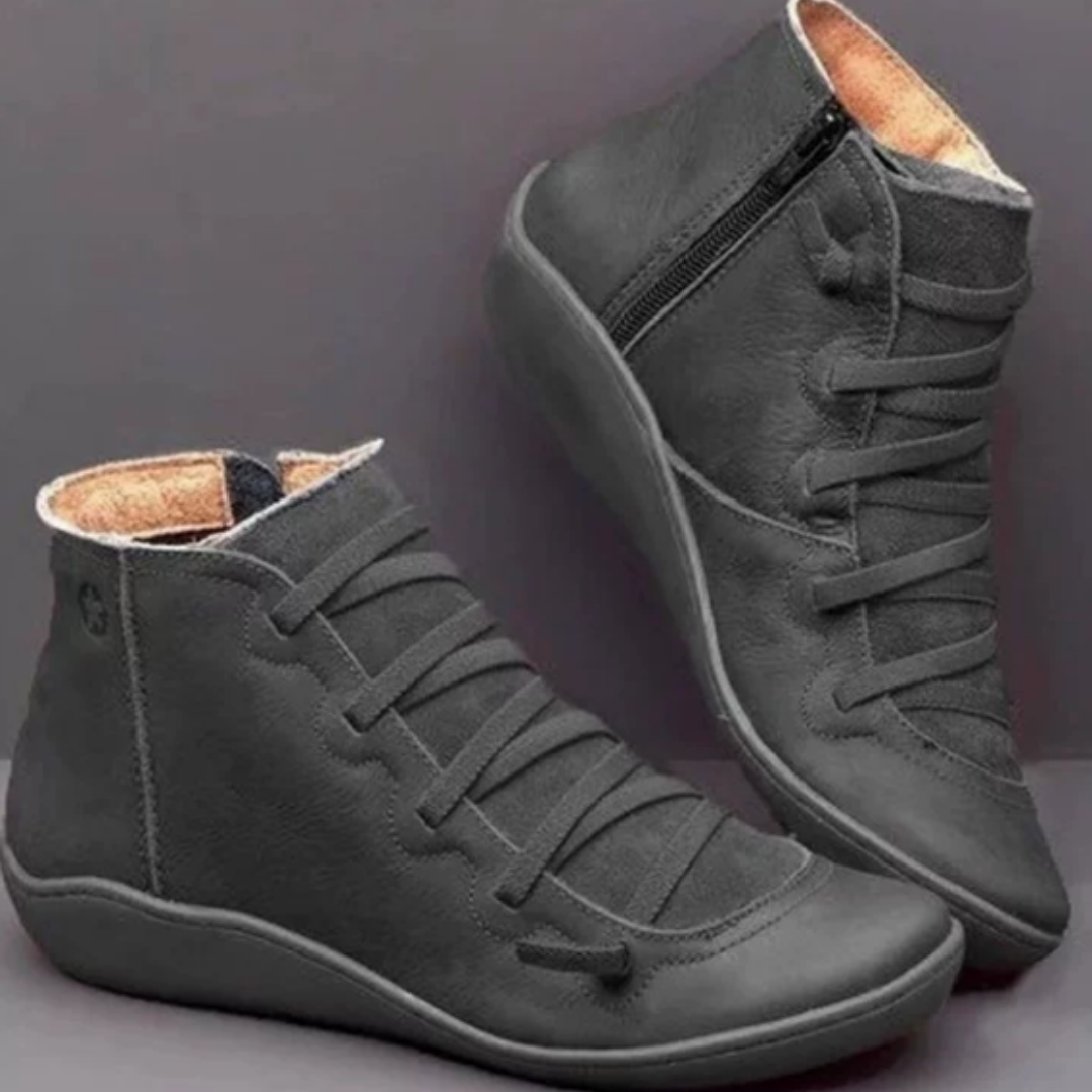 Alice | Women's Ankle Boots with Lace-Up Front for Casual Wear