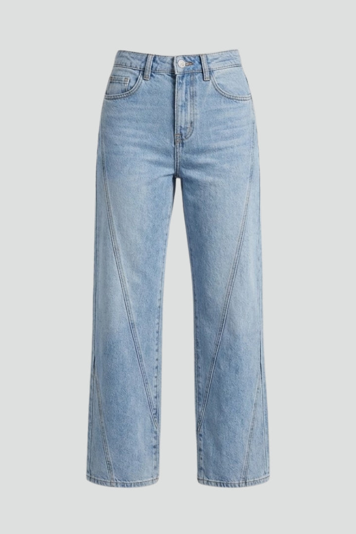 Alice | Women’s High-Waist Classic Straight-Leg Denim Jeans
