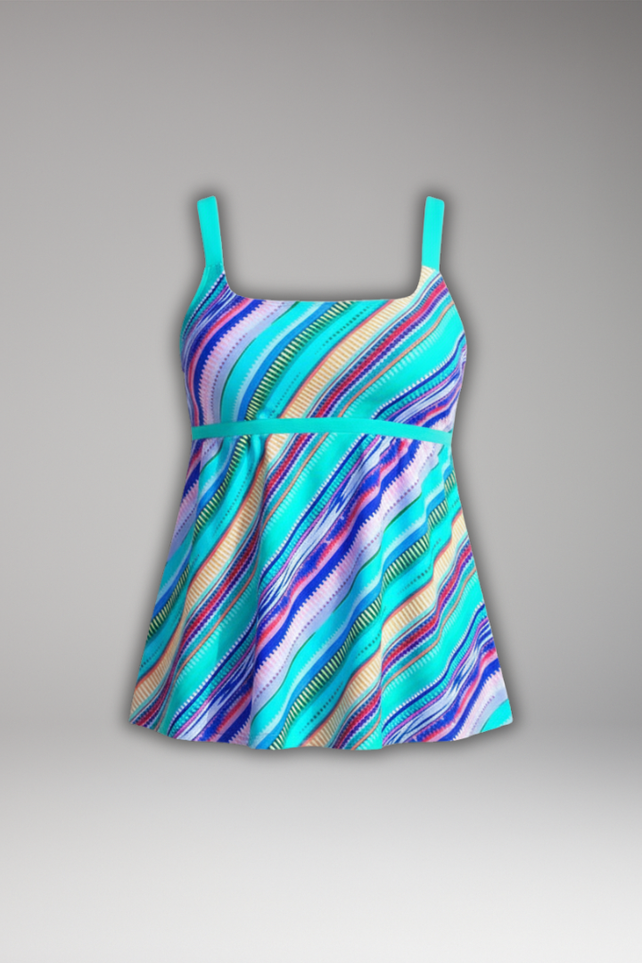 Alice | Women’s Printed Tankini Set with Shorts