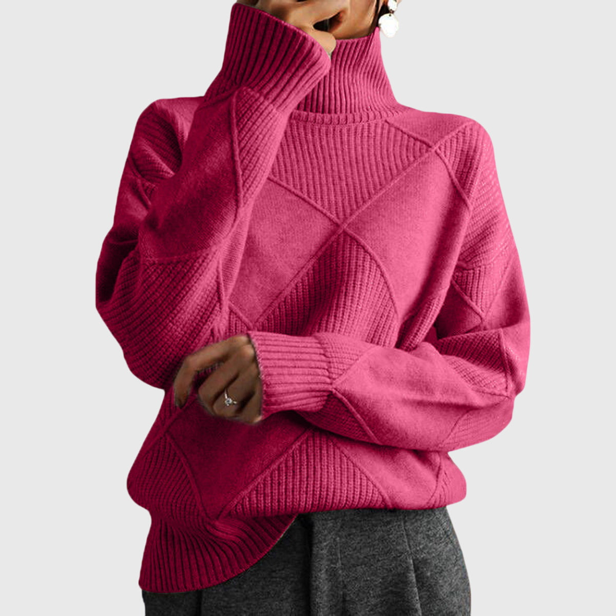 Alice | Angela - Roll Neck Jumper