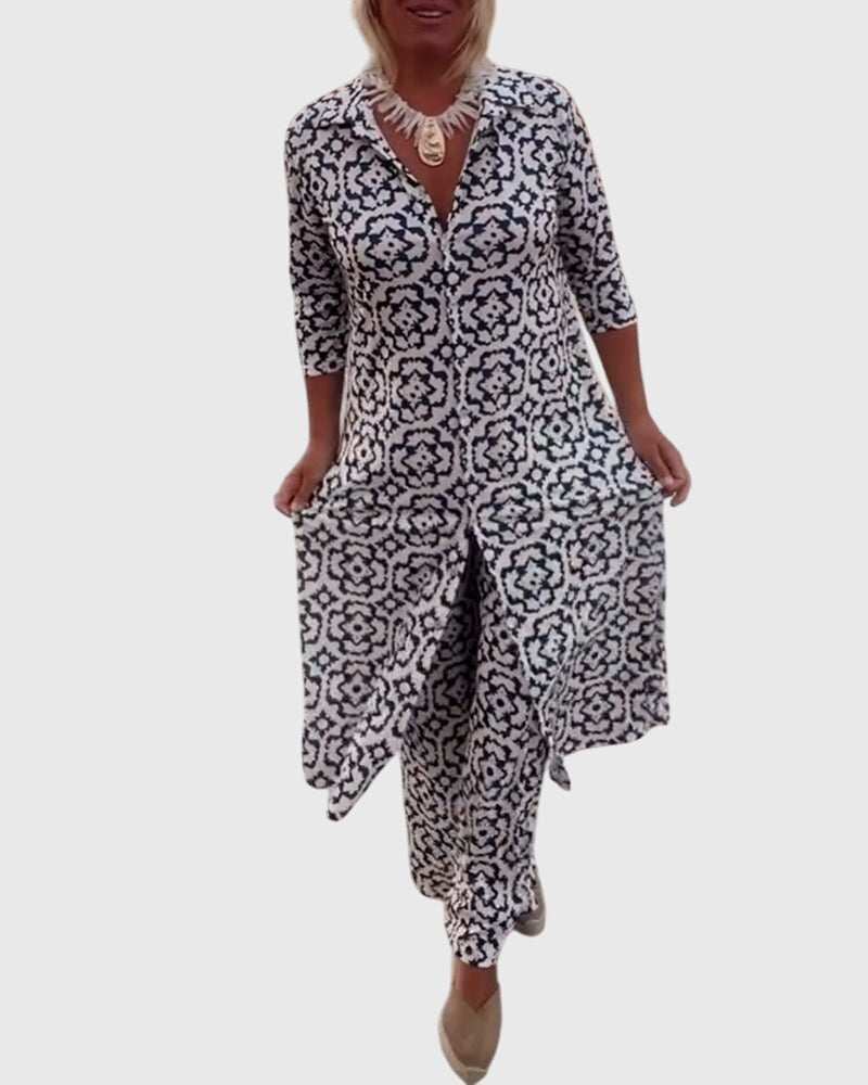 Alice | Elegant Vintage Two-Piece Set