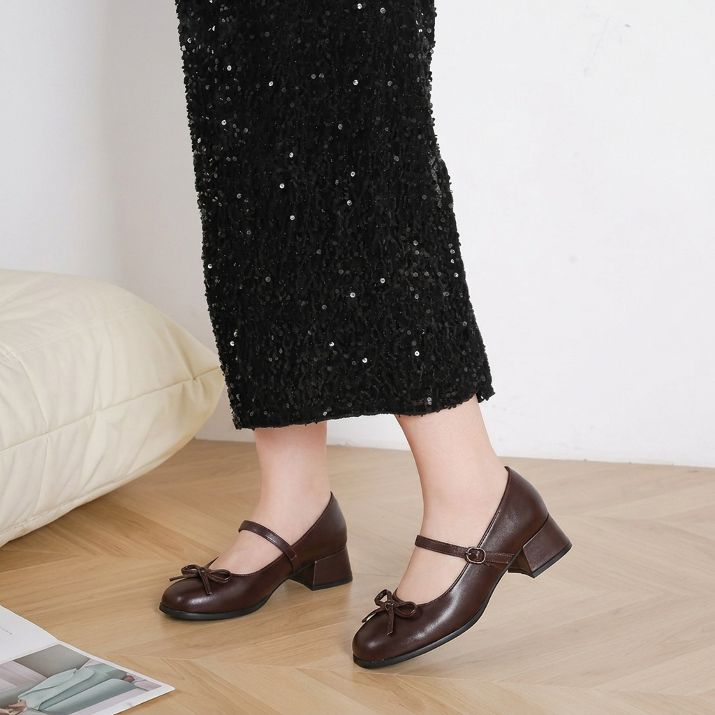 Alice | Elegant Mary Jane Block Heel Shoes