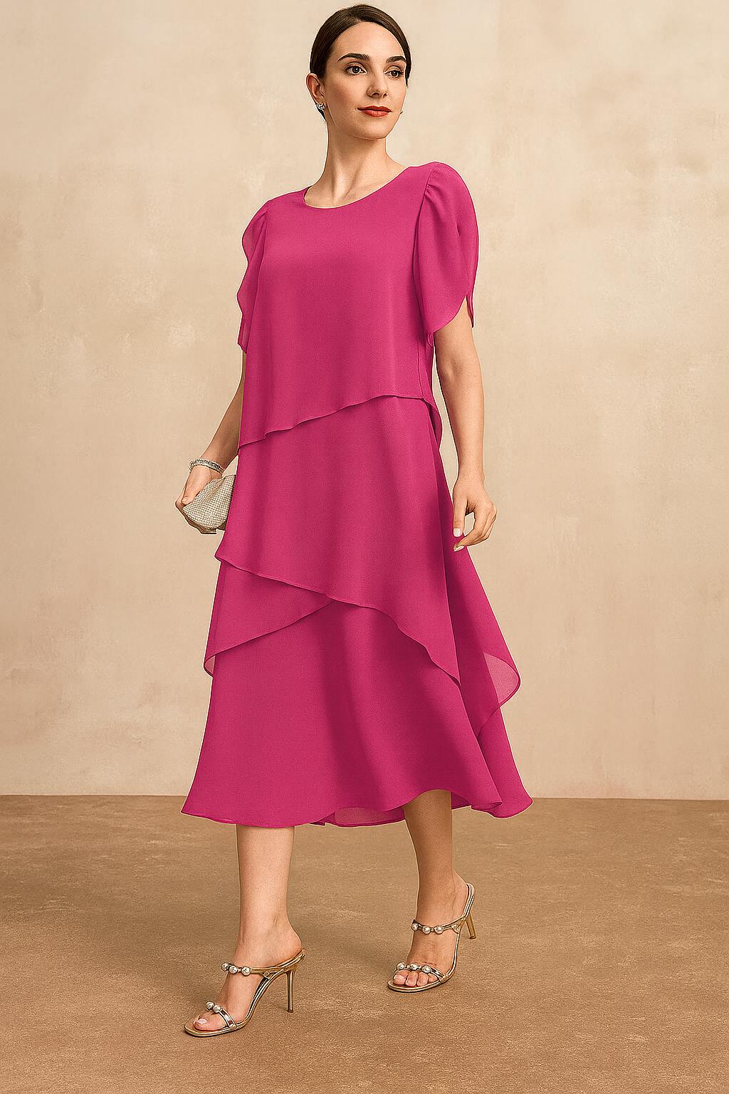 Alice | Women’s Soft Classic Chiffon Dress