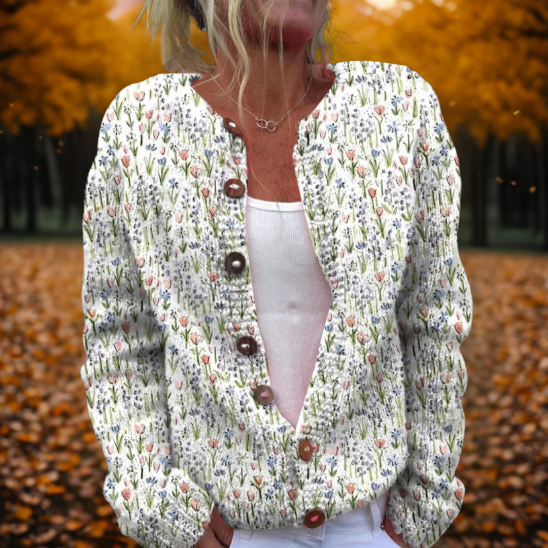 Alice | Spring Art Cardigan