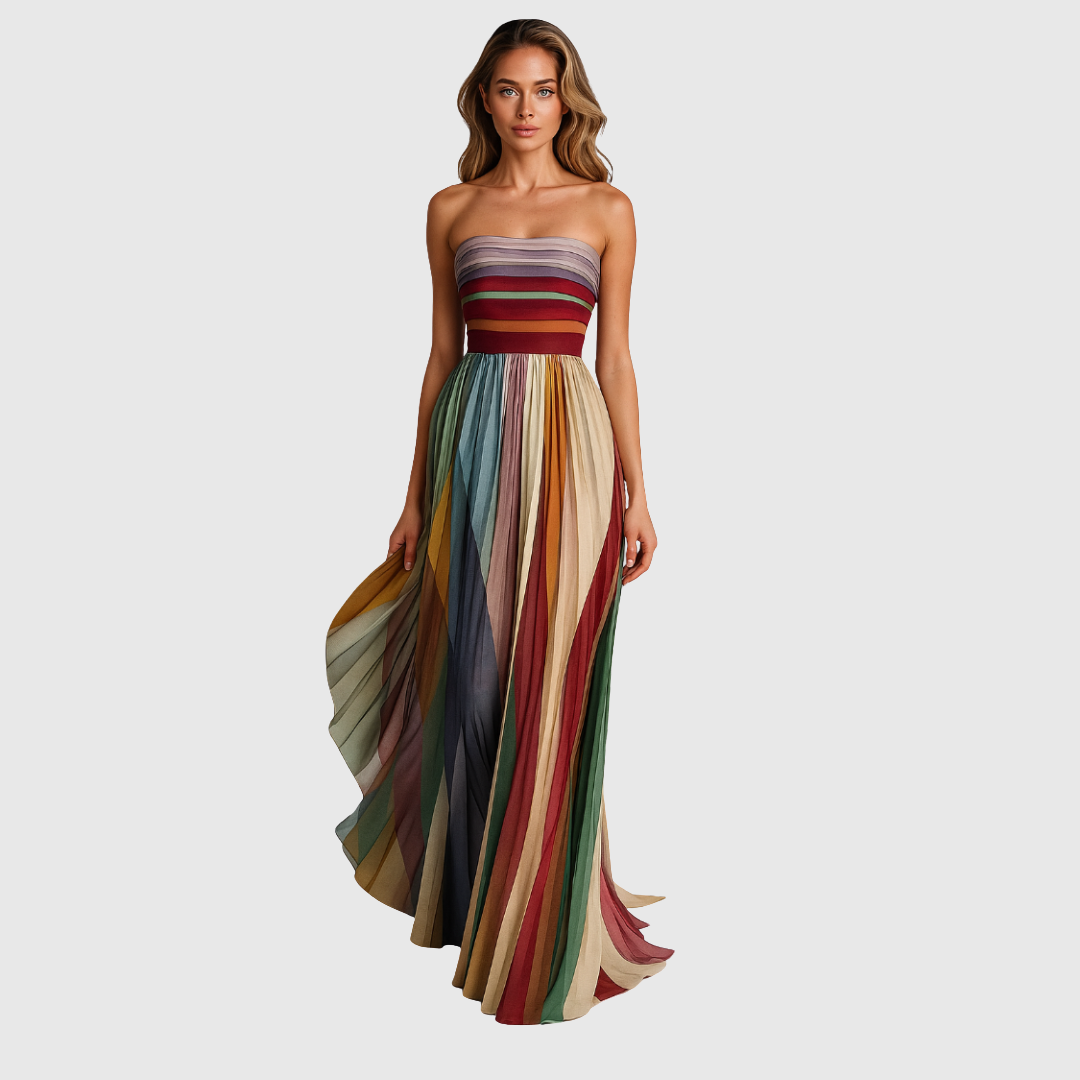 Alice | Chic Long Dress With Elegant Details