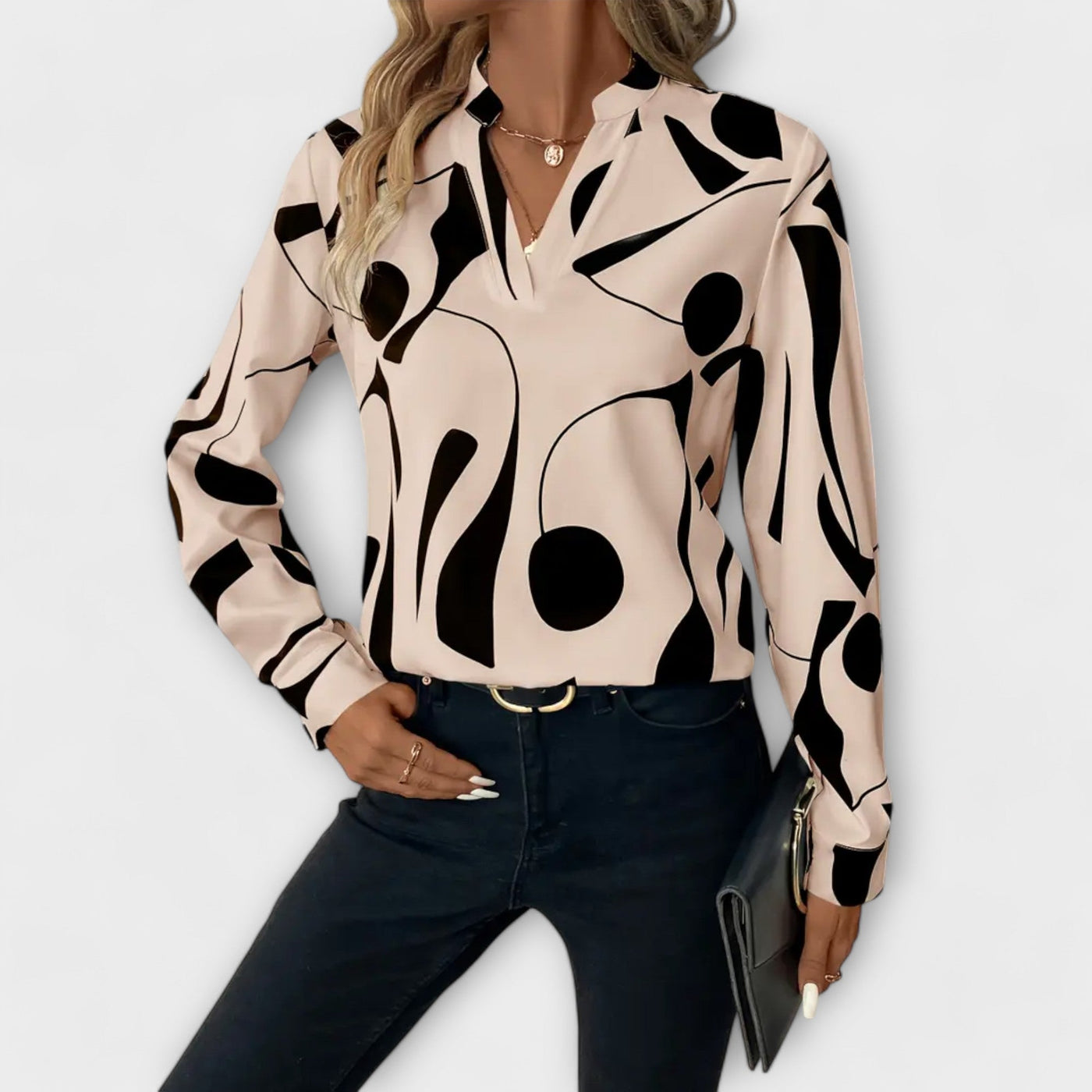 Alice | Lara Elegant Blouse With Design
