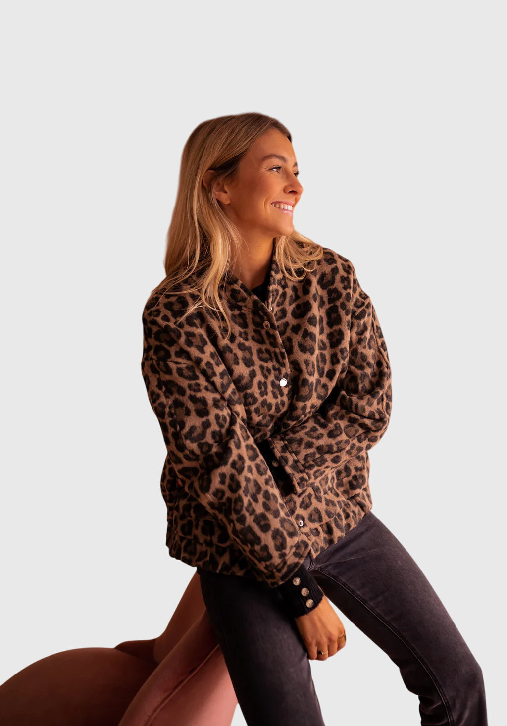 Alice | Stylish Leopard Print Jacket
