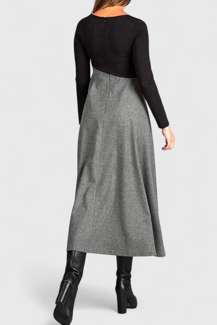 Alice | Elegant Long Sleeve Maxi Dress