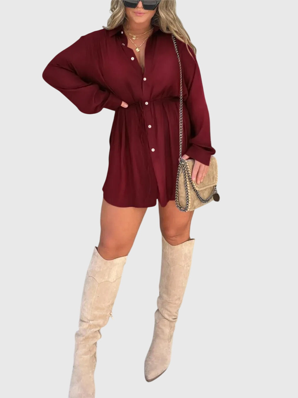 Alice | Elegant Romper Dress