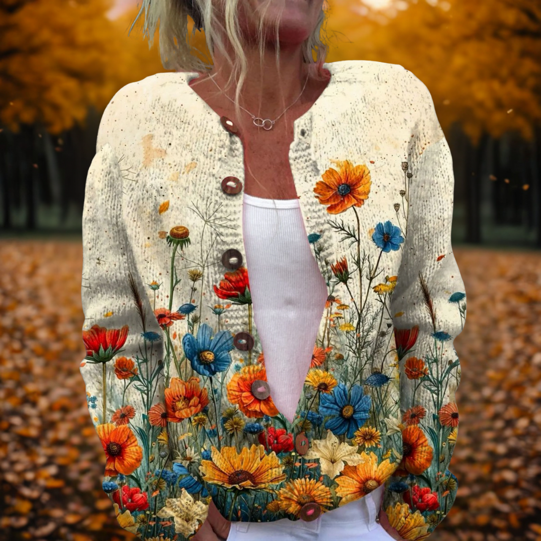 Alice | Vintage Flower Cardigan