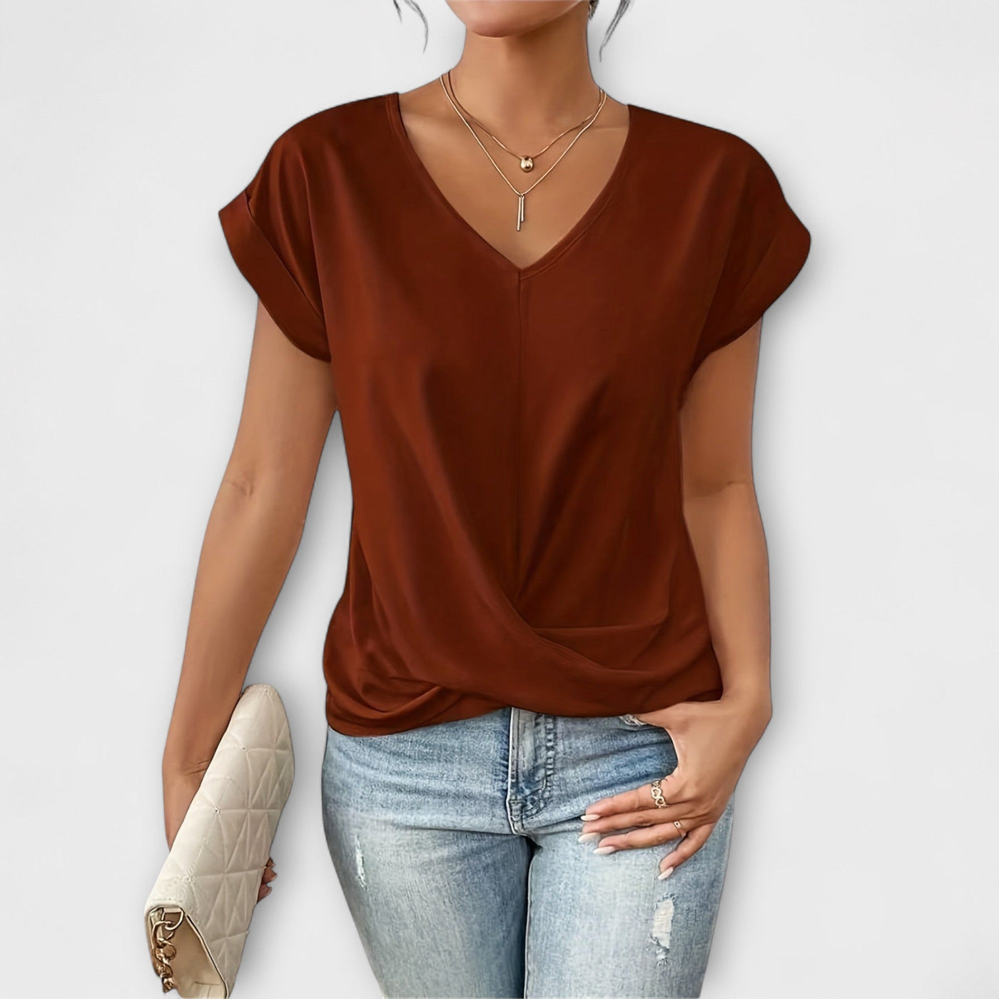 Alice | Elegant V-Neck Top
