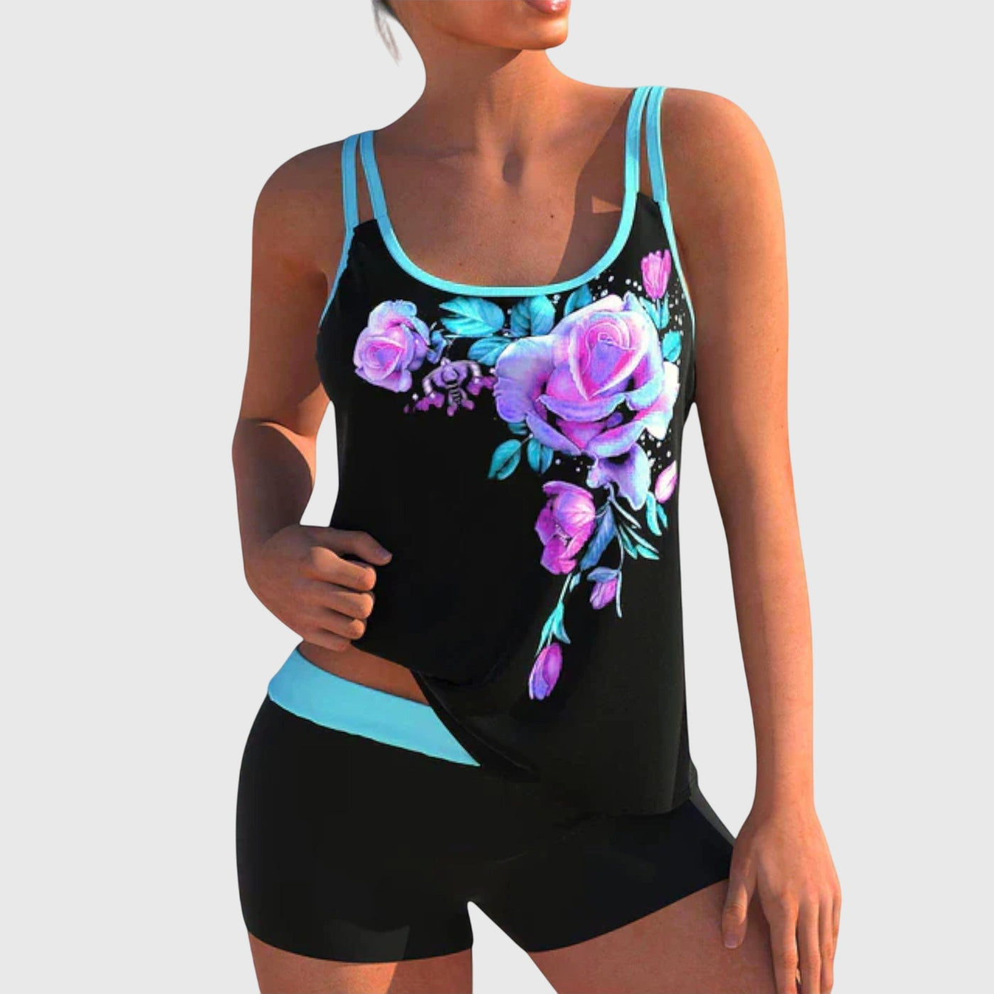 Alice | Women’s Floral Print Two-Piece Swimsuit Set