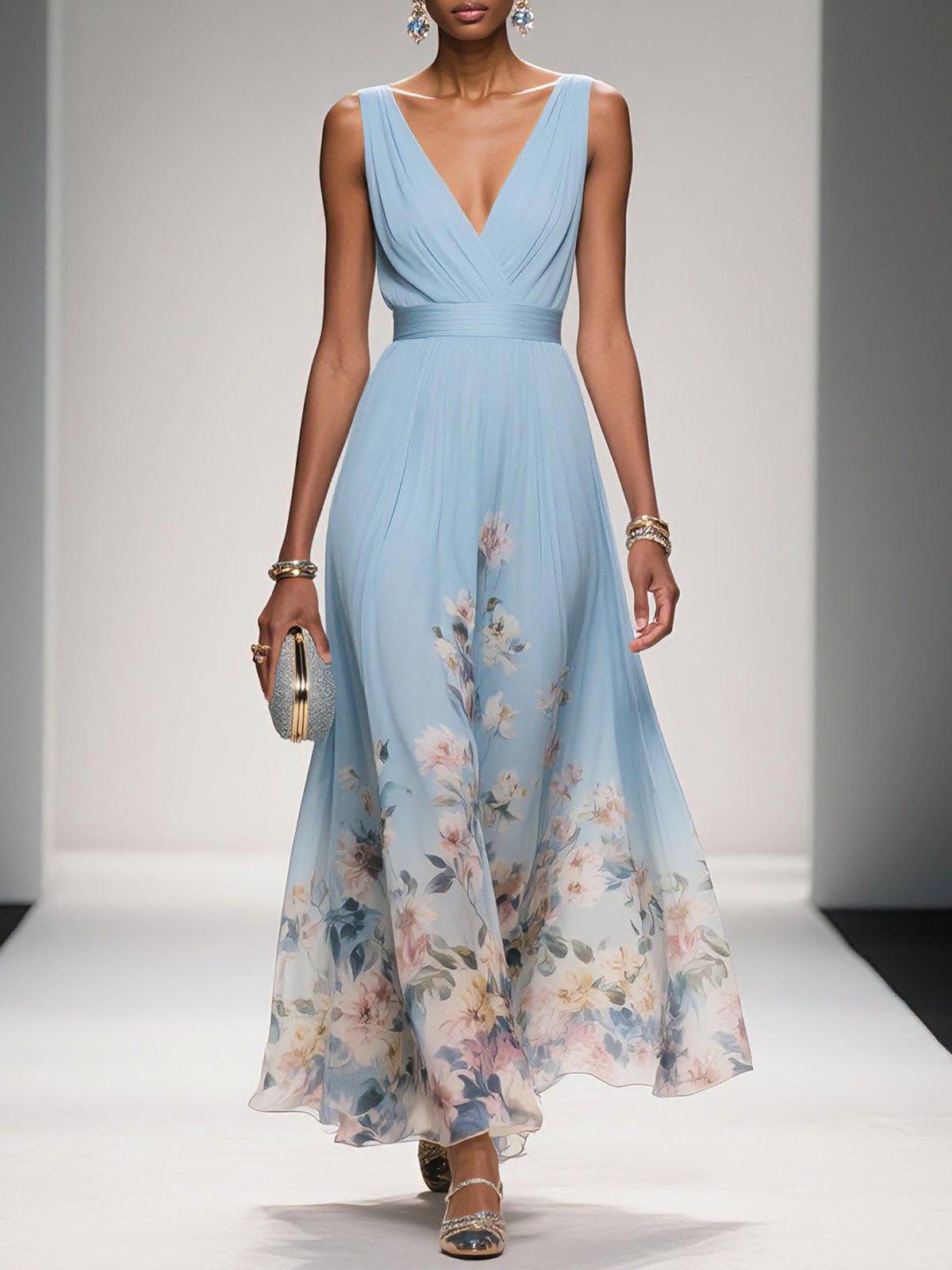 Alice | Women's Floral Print Wedding Guest Dress