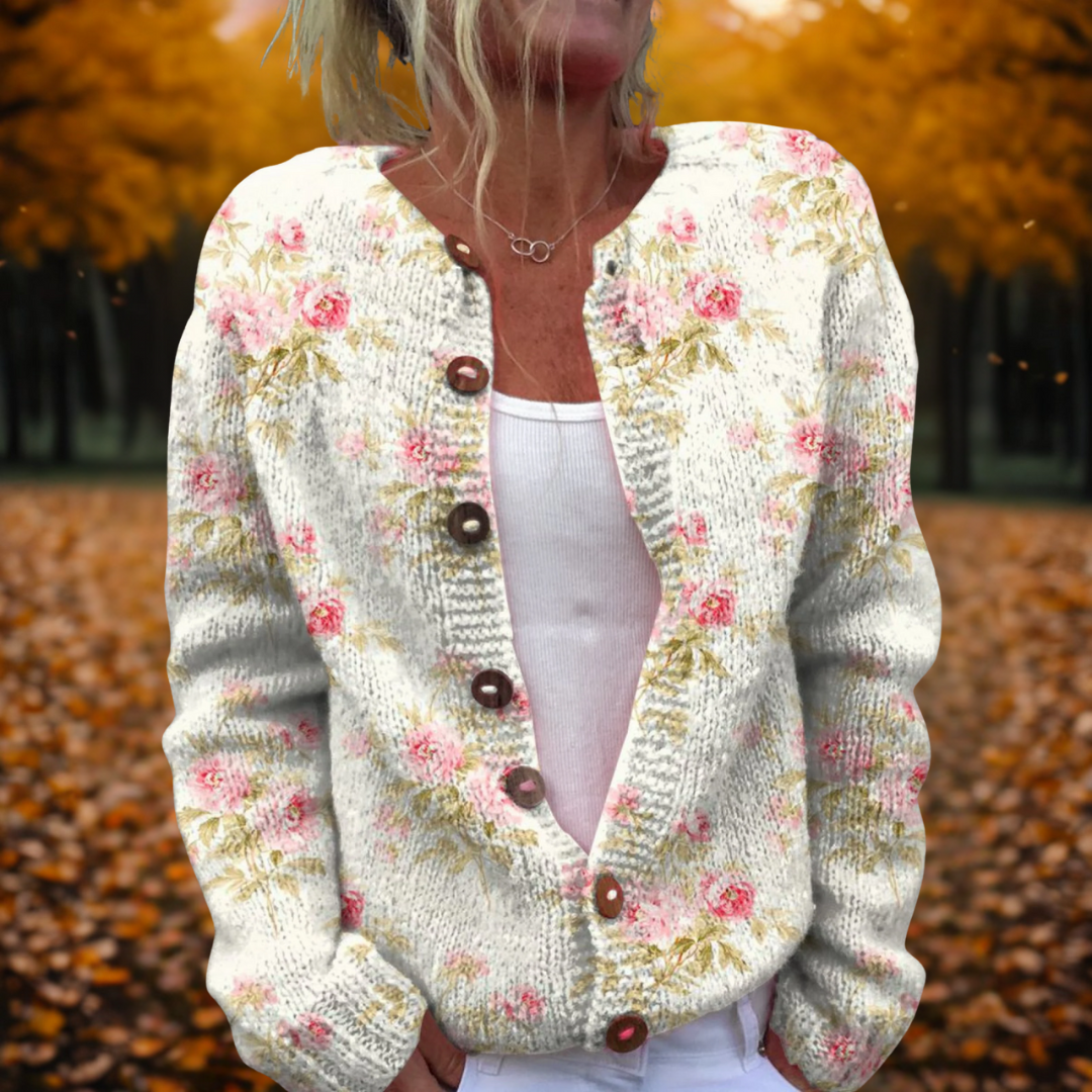 Alice | Flower Art Cardigan
