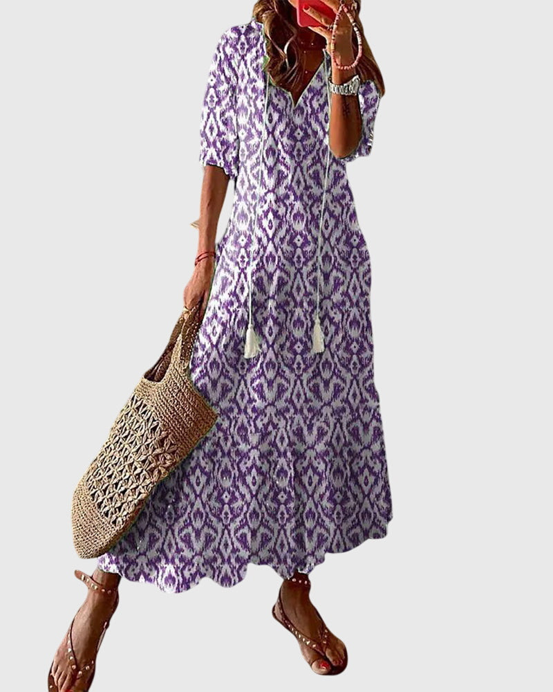 Yasmin | Boho Vintage Summer Dress