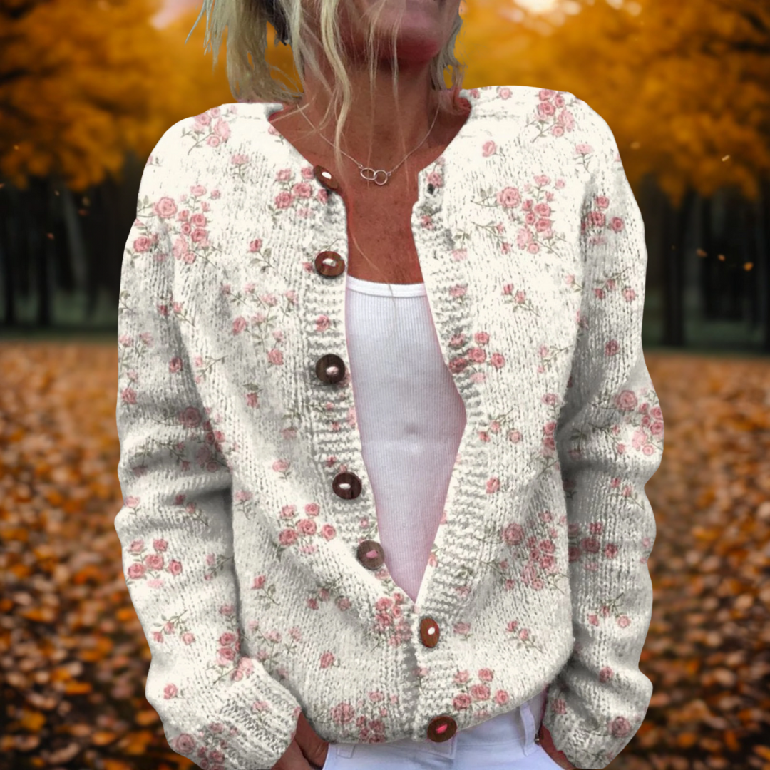 Alice | Pink Rose Cardigan