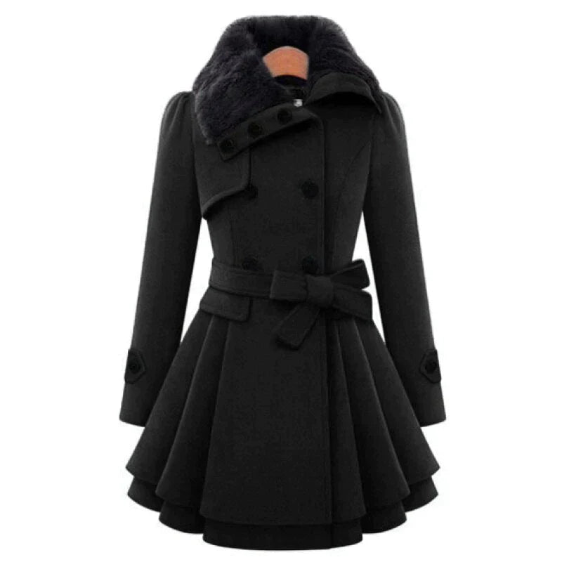 Saskia | Vintage Flair Trench Coat