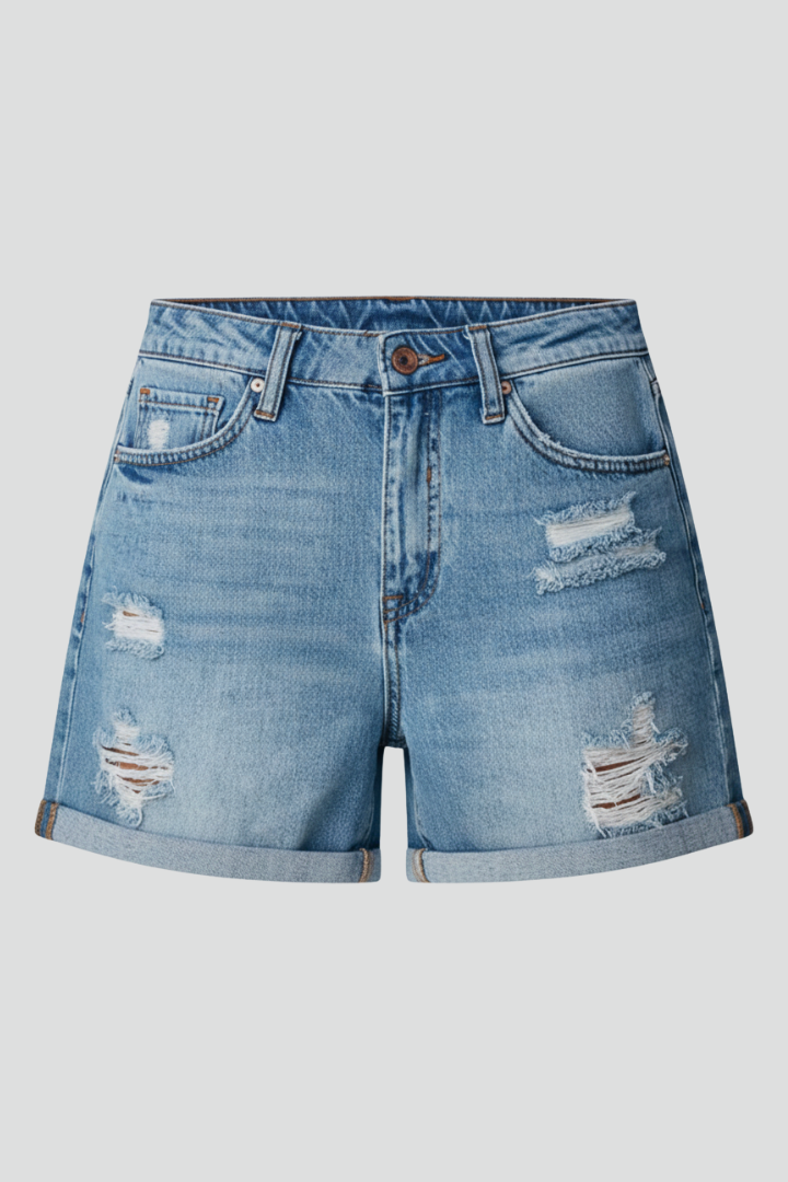 Alice | Women’s Casual Shorts Distressed Fringe Hem