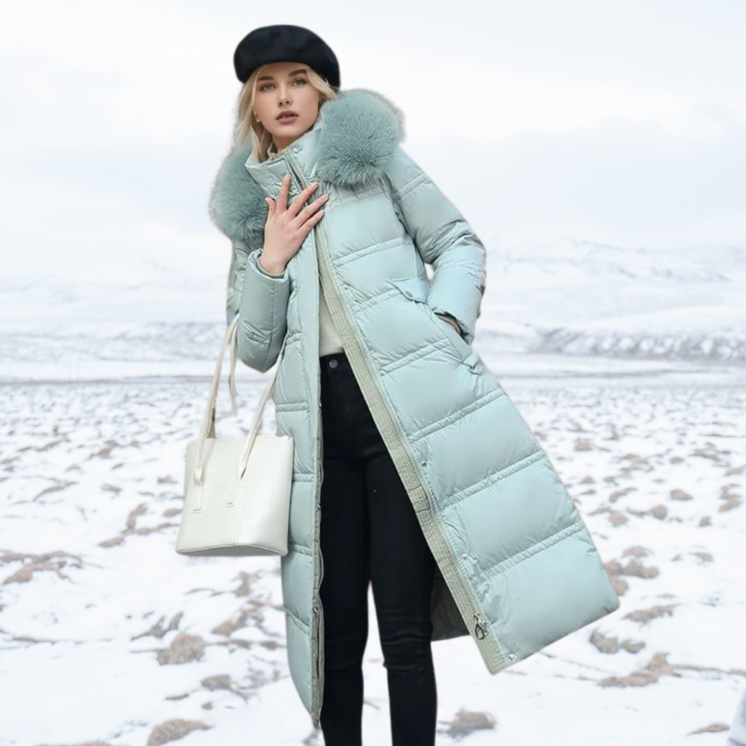 Tegan | Designer Winter Parka with Fur Hood