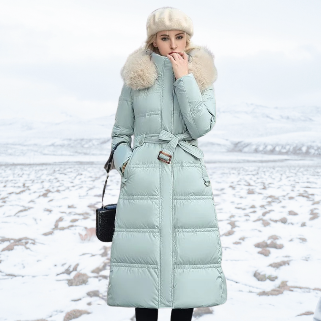 Tegan | Designer Winter Parka with Fur Hood