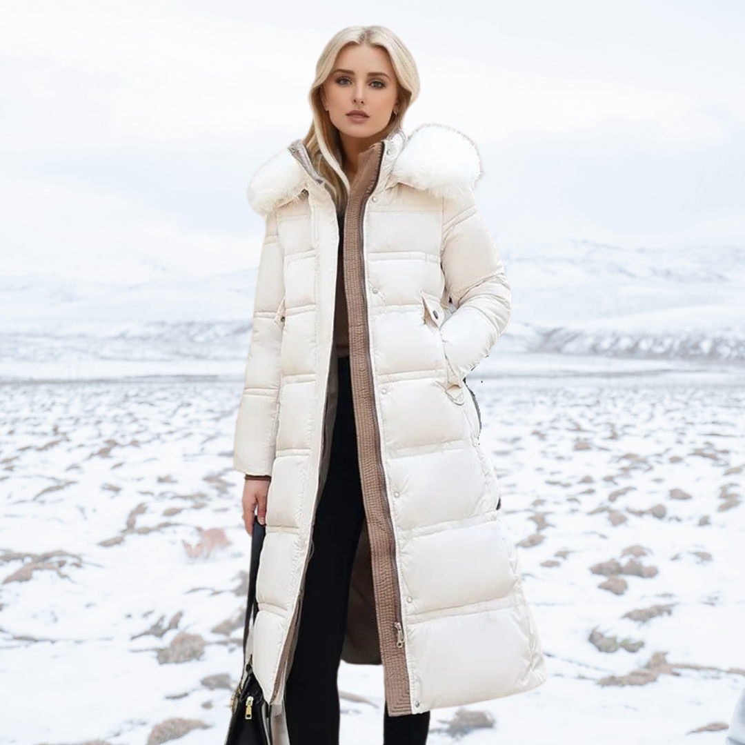 Tegan | Designer Winter Parka with Fur Hood