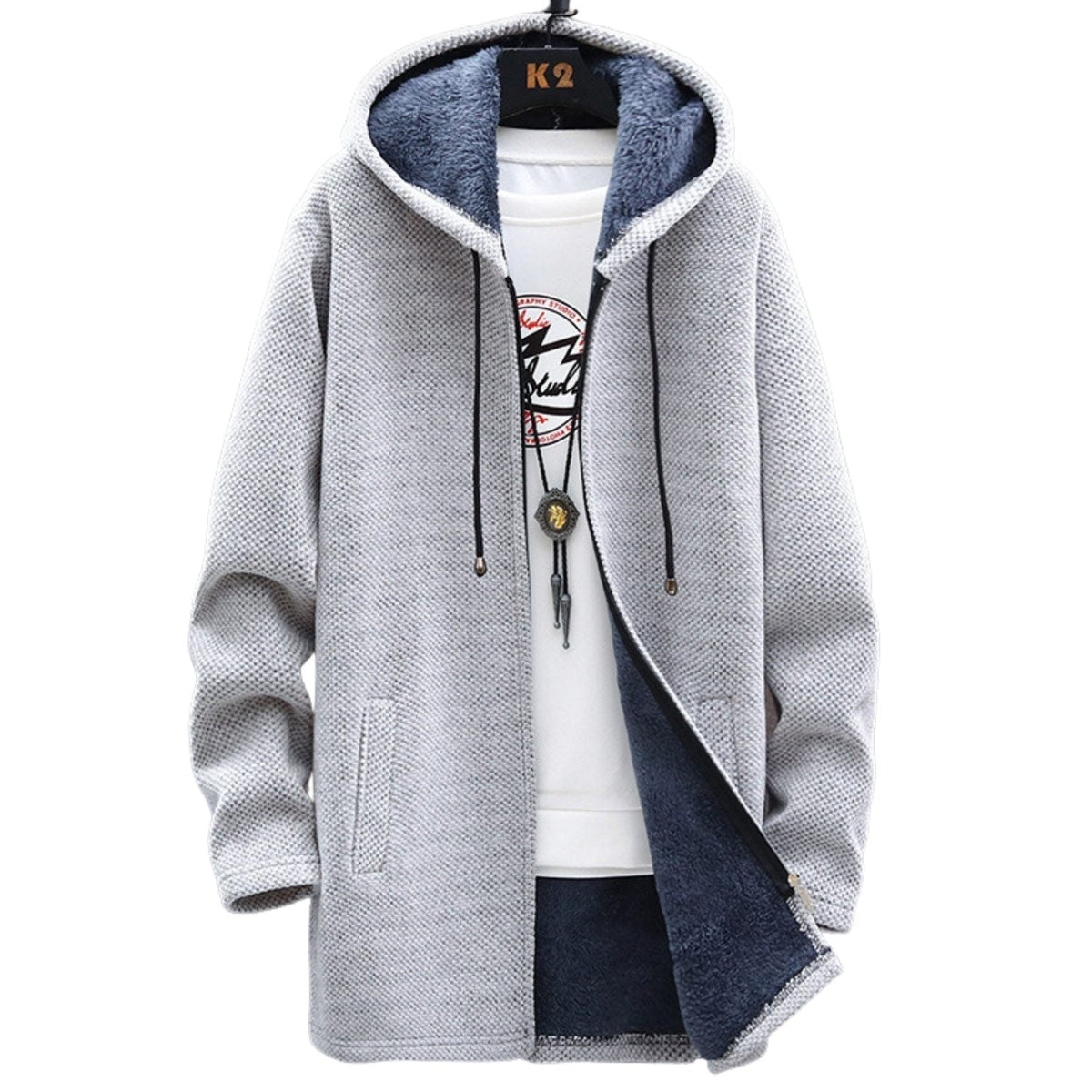 Rosie | Longline Zip Hoodie