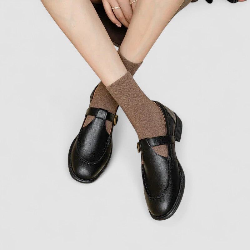 Alice | Orthopaedic Square-Toe Mary Jane Shoes
