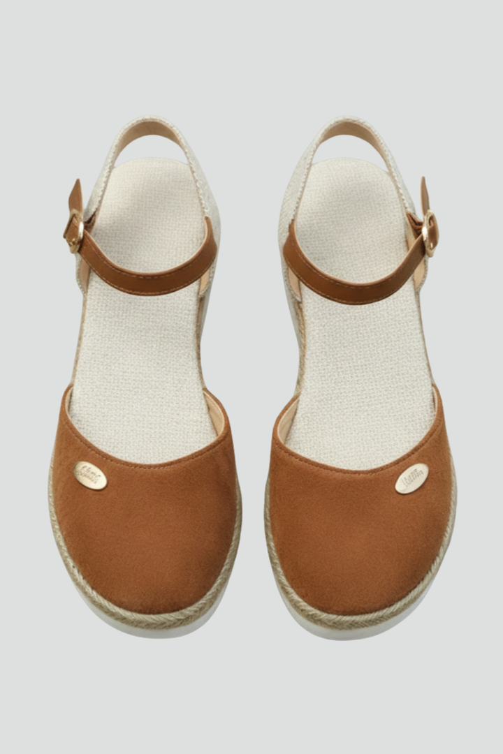 Alice | Women’s Closed-Toe Espadrille Sandals with Slingback Strap