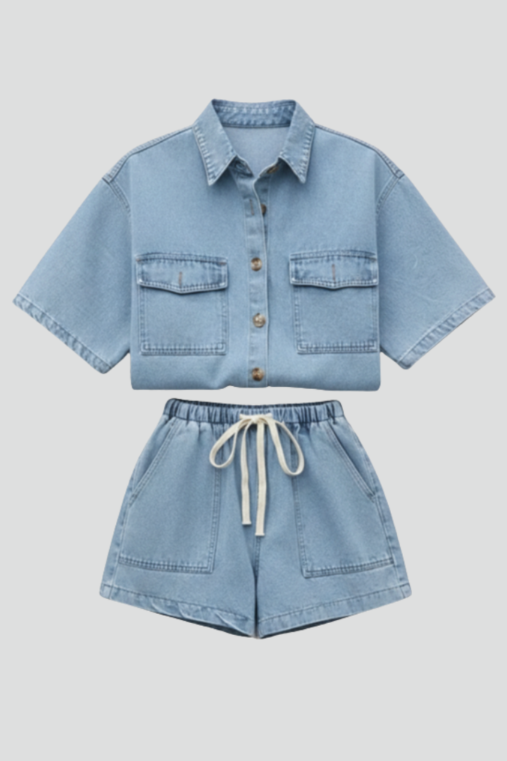 Alice | Women’s Short Sleeve Set With Shorts