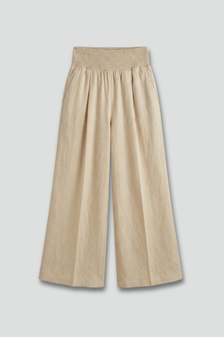 Alice | Women’s Palazzo Trousers with High Waist and Pleats