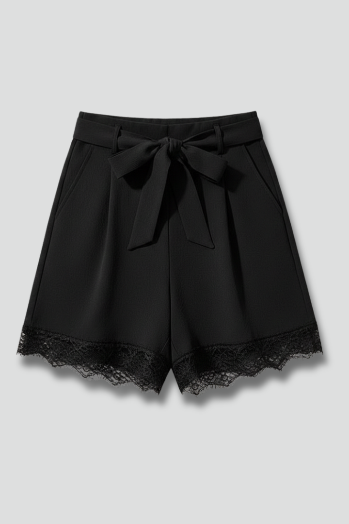 Alice | Women’s Shorts With Tie Waist Trim
