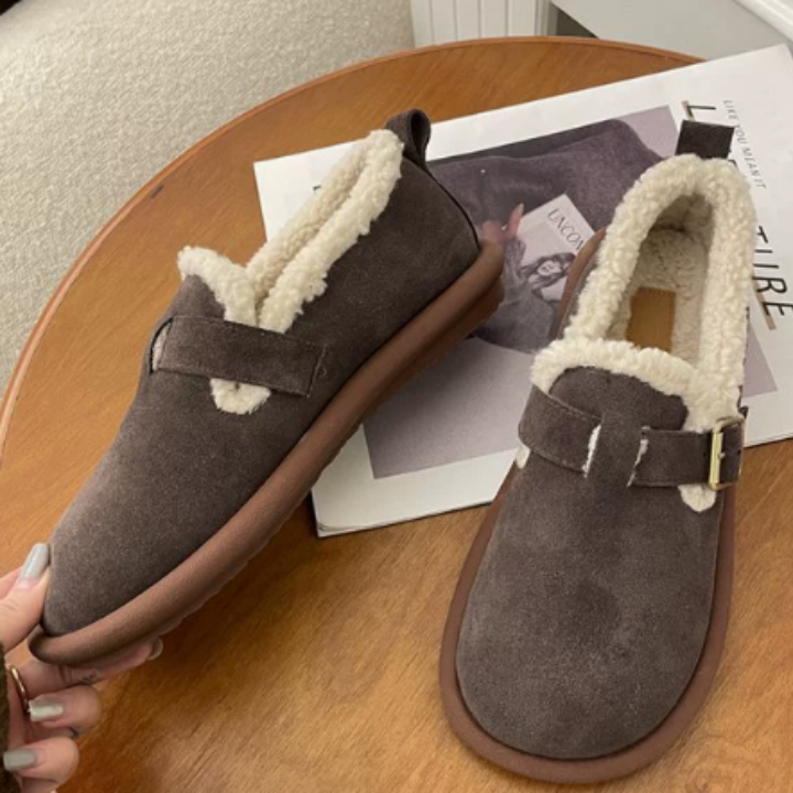 Alice | Women's Slip-On Shoes with Buckle Strap for All-Day Comfort