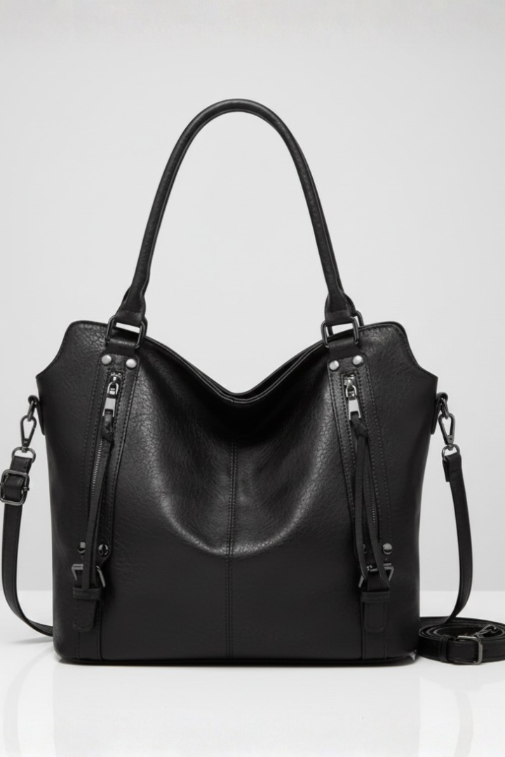 Alice | Women’s Classic Tote Bag with Dual Handles and Zip Closure