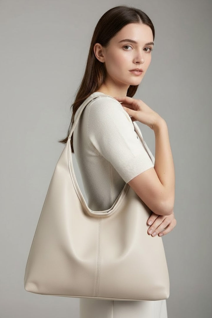 Hester | Women’s Classic Tote Bag with Faux Outer and Large Inner Pocket