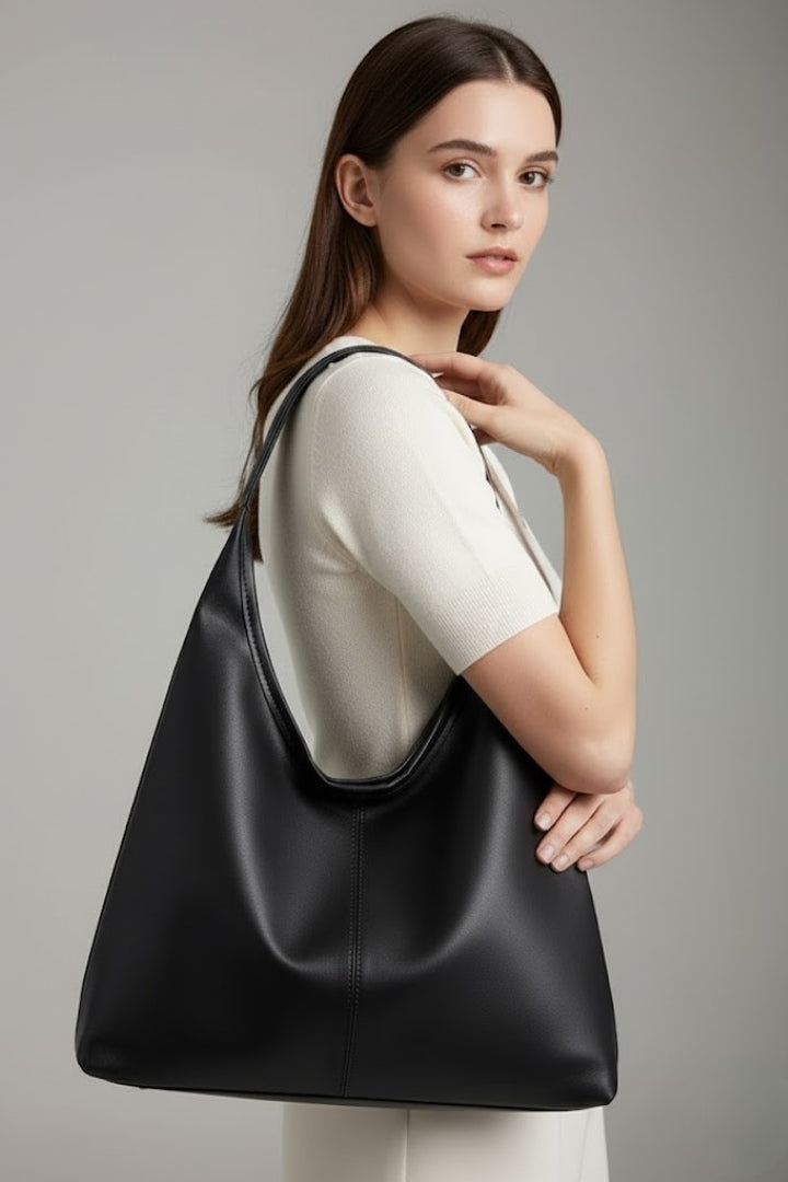 Hester | Women’s Classic Tote Bag with Faux Outer and Large Inner Pocket