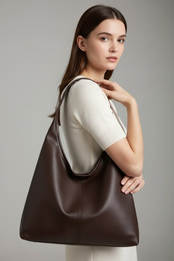 Hester | Women’s Classic Tote Bag with Faux Outer and Large Inner Pocket