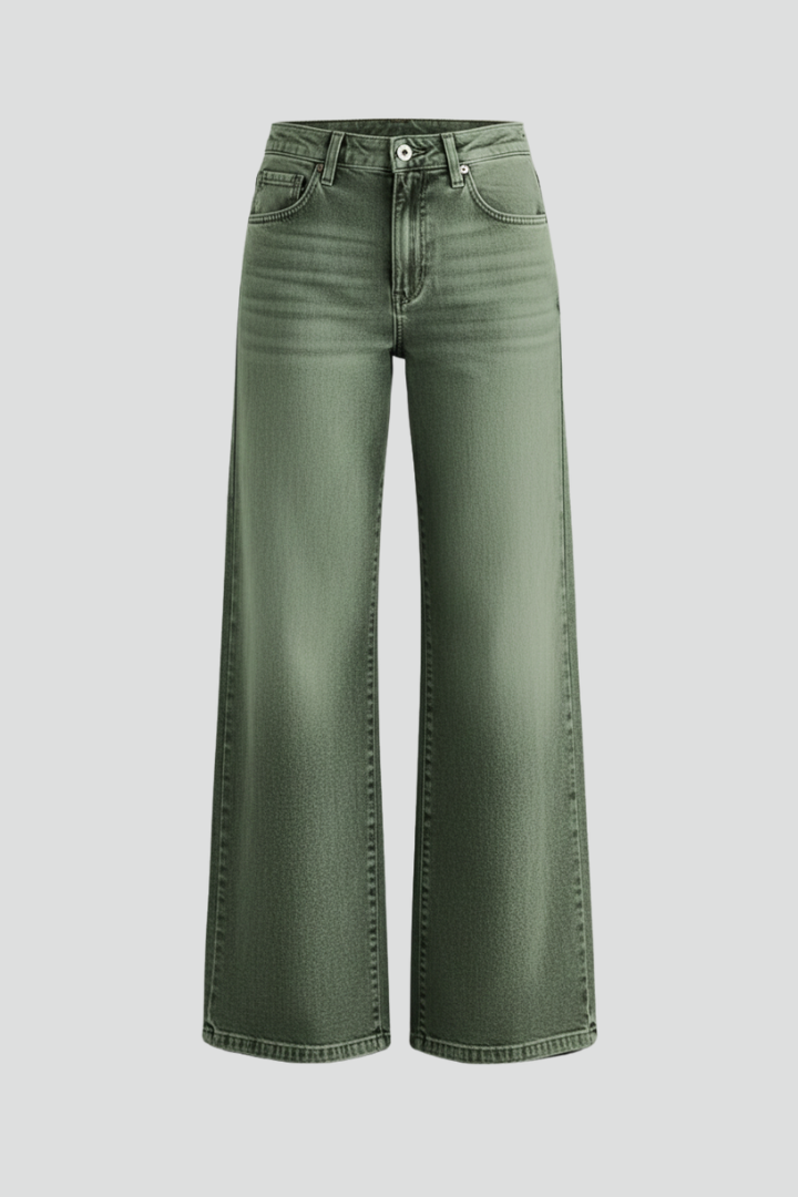 Alice | Women’s Casual Wide-Leg High-Rise Denim Jeans
