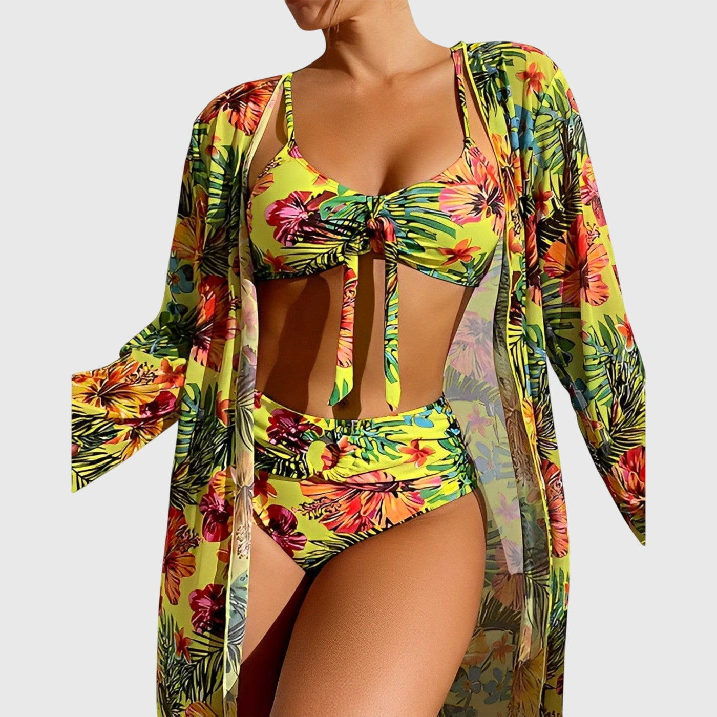 Alice | Women’s Tropical Print Bikini Swimsuit Set