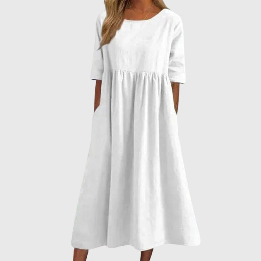 Alice | Elegant Short-Sleeved Dress